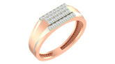 18K Gold & Diamond Ring For Men KRA60288